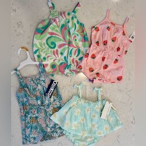 NWT 6-12mo Baby Girl Summer Bundle
